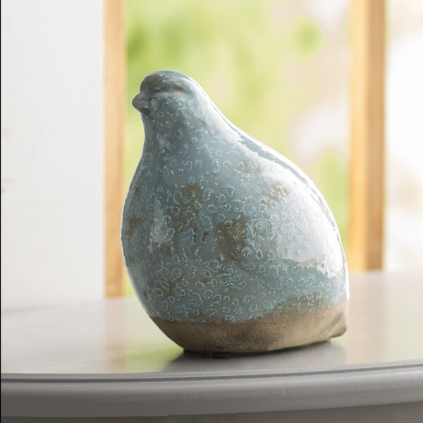 Distressed Finish Ceramic Bird Figurine Home Decor - outlet Assorted Set of 3